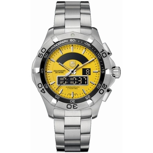 Tag Heuer Aquaracer Yellow Dial Men's Watch CAF1011-BA0821